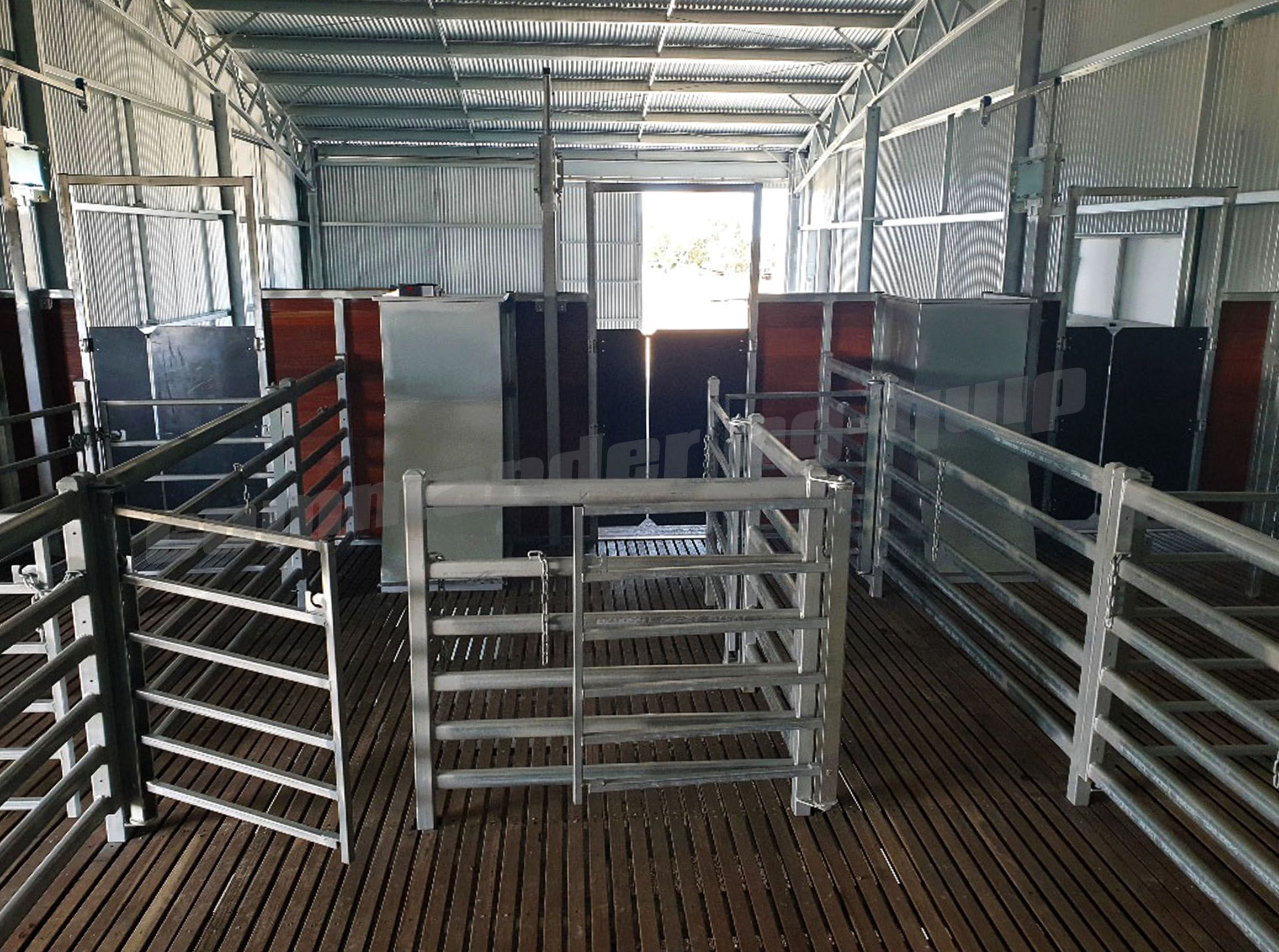 Sloped Catching Pens
